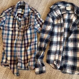 American Eagle XS men’s flannels
